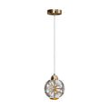 Celeste Crystal Globe Pendant Light – Gold