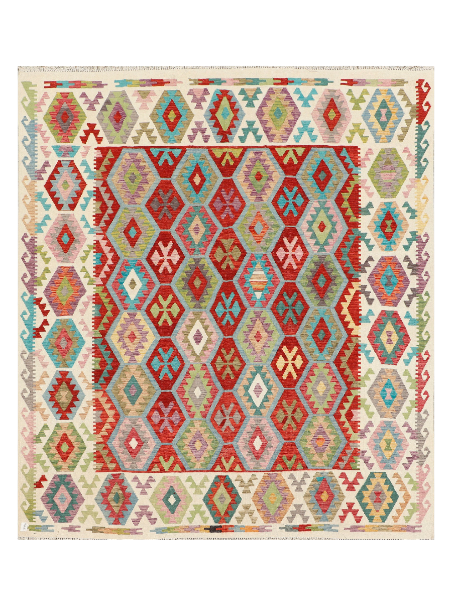 Maimana Kilim - 291 × 256 cm (9'7" x 8'5")-0