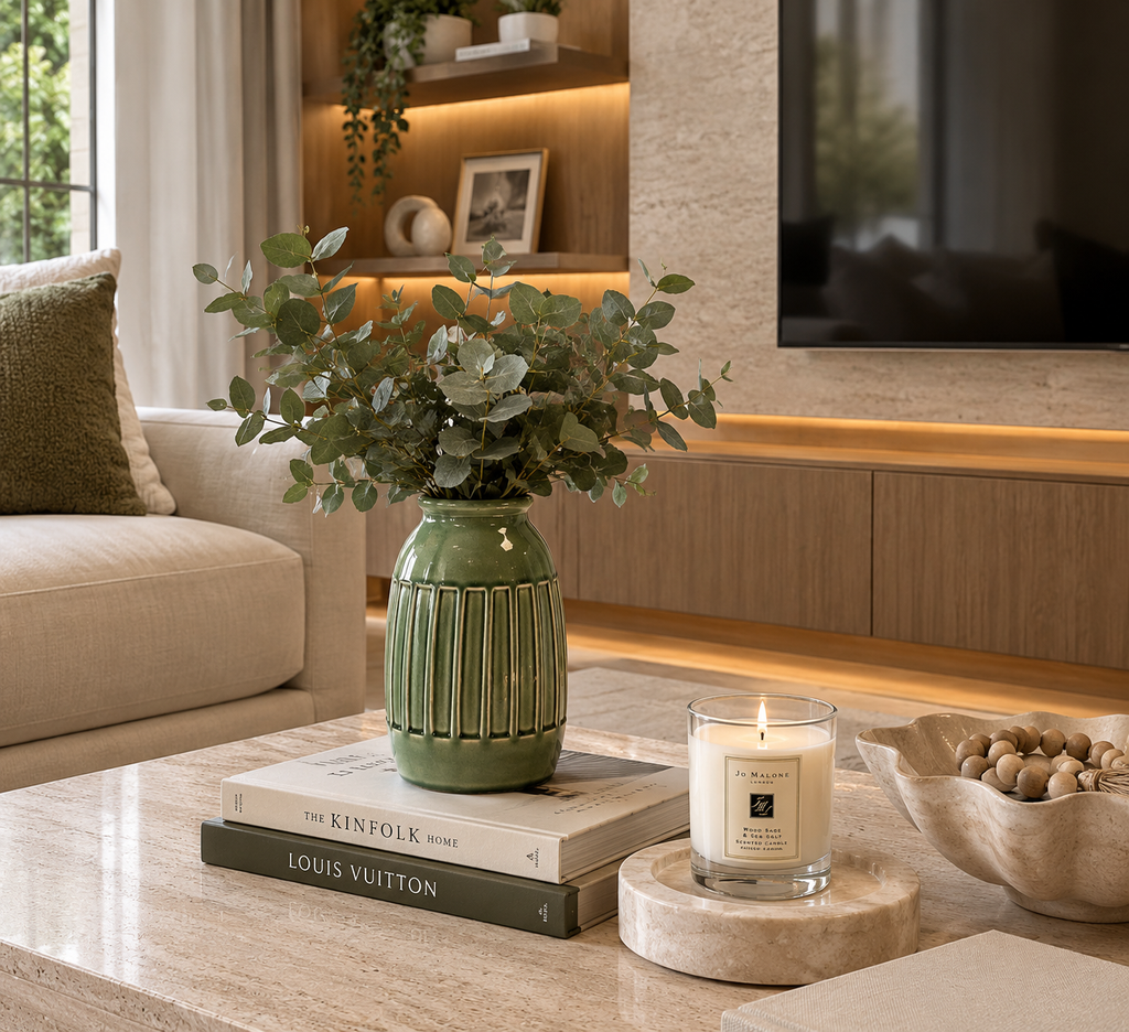 Luxury Green Ceramic Vase