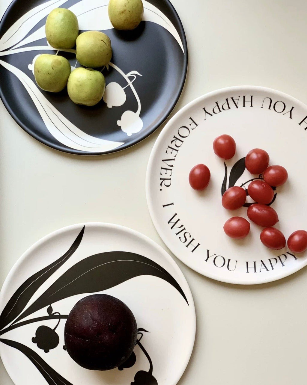 Eclectic Floral Bamboo Fiber Dinnerware Set
