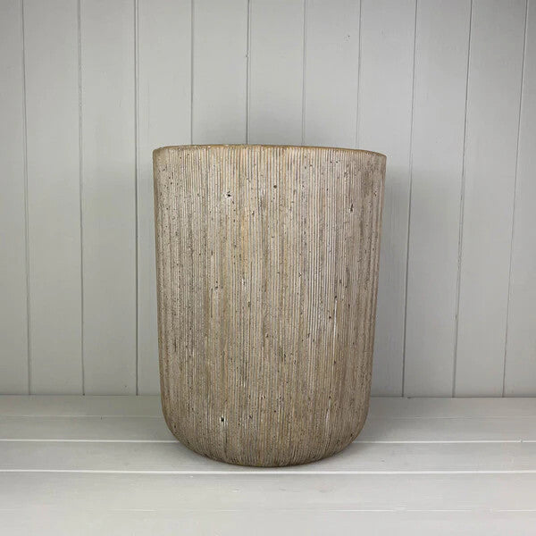 Pebble Stone Cylinder Vase