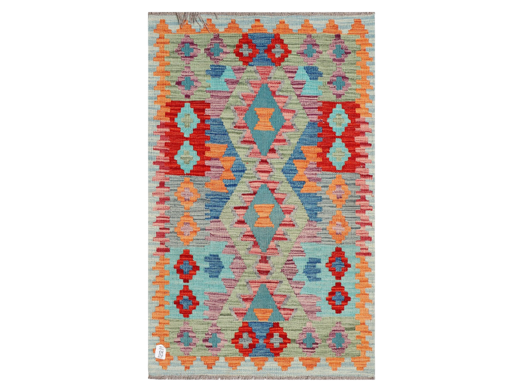 Maimana Kilim - 123 × 79 cm (4'0" x 2'7")-0