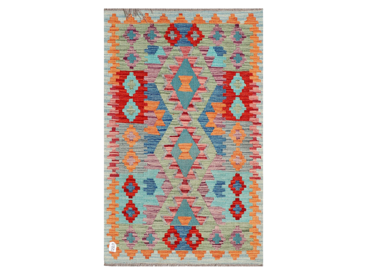 Maimana Kilim - 123 × 79 cm (4'0" x 2'7")-0