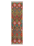 Maimana Kilim Runner - 290 × 82 cm (9'6" x 2'8")-0