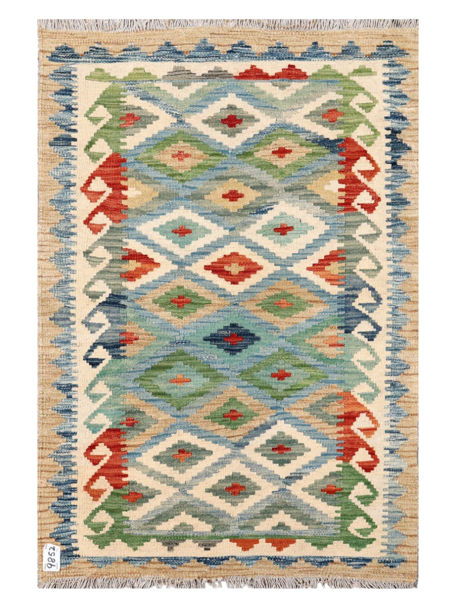 Maimana Kilim - 124 × 83 cm (4'1" x 2'9")-0