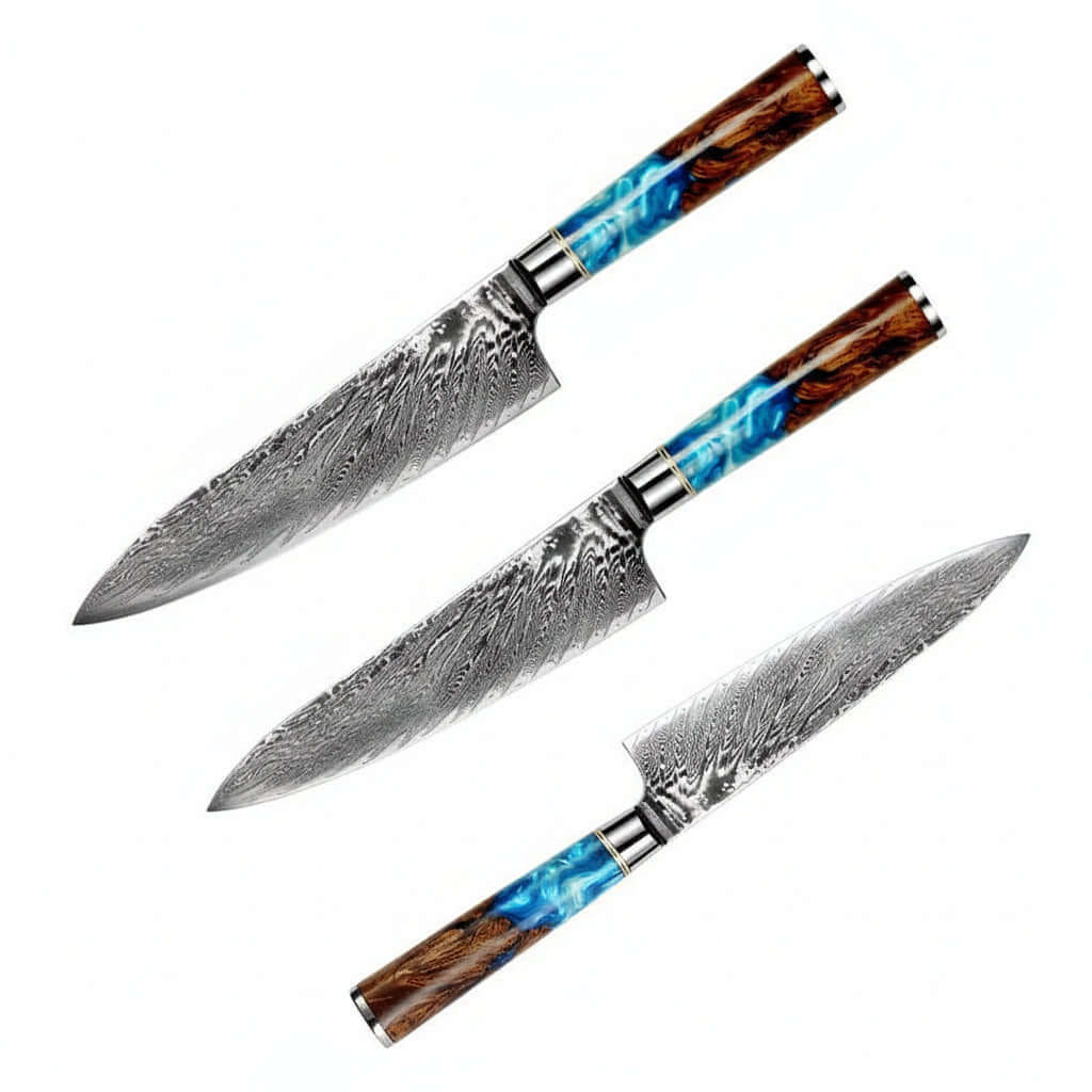 Damascus steel kitchen knife Pattern Kitchen Knife-1