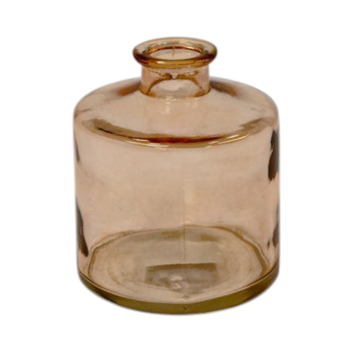 Cognac Squat Glass Bottle-0