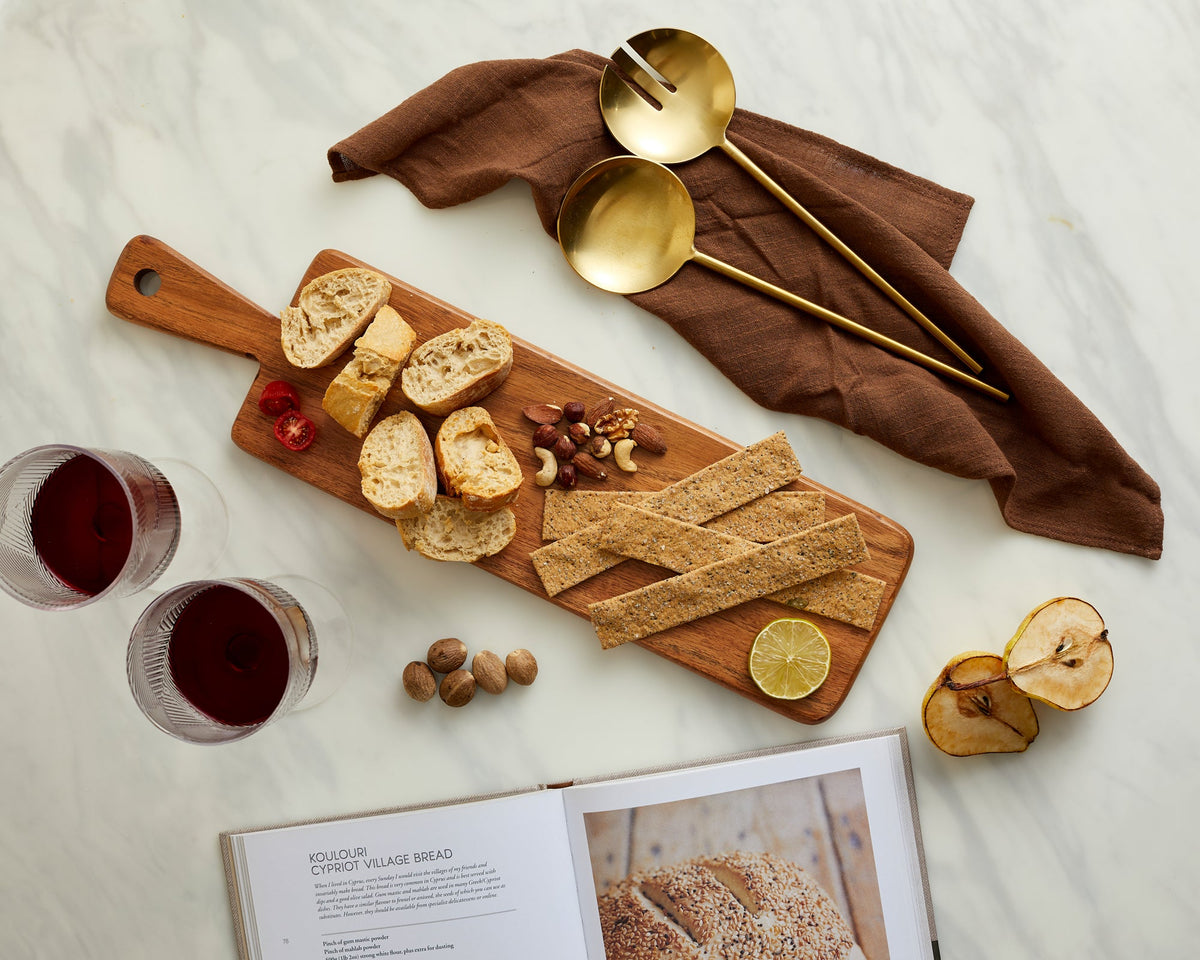 Malli Wood Serving Board with Handle