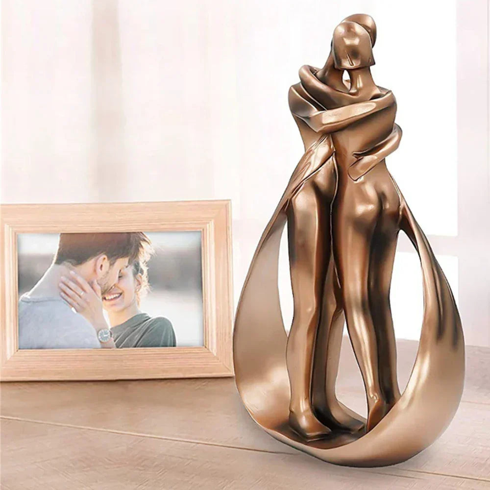 Home Decor Nordic Art Love Resin Figurine