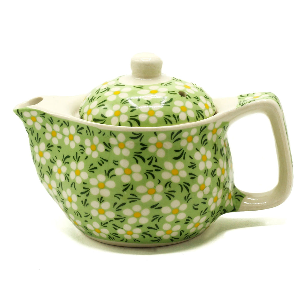 Herbal Teapot - Green Daisey