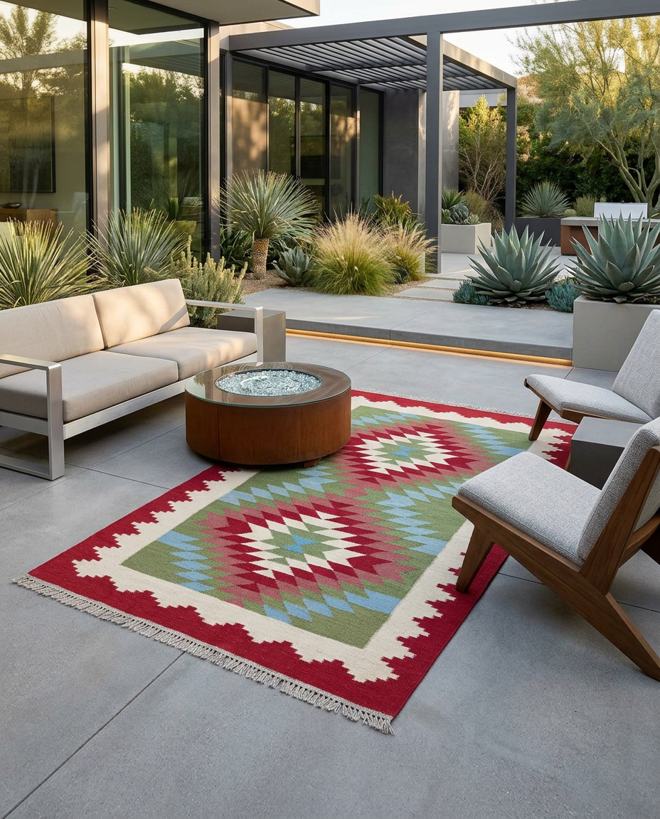 Contemporary Afghan Kilim Rug - Size: 176 x 96 cm-1