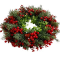 Luxury Christmas Wreath Red Berries Pine Cones