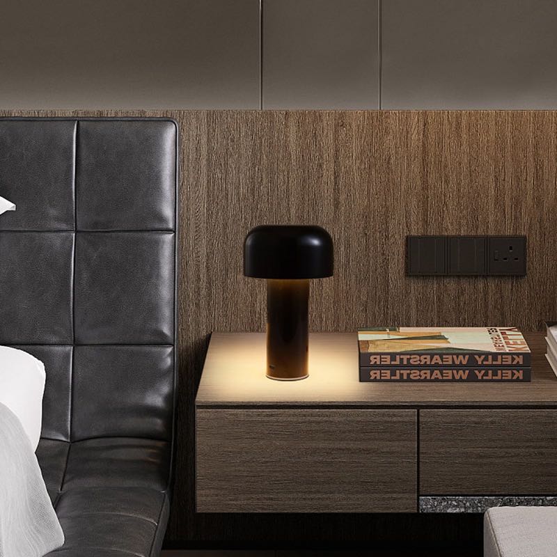 Mushroom Portable LED Table Lamp – Modern Bell Design