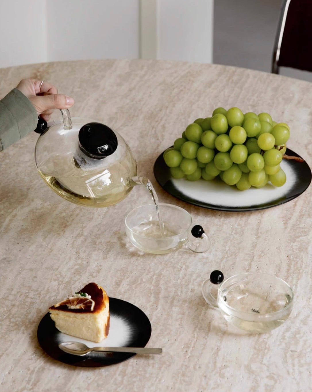 Nordic Vintage Glass Tea Set