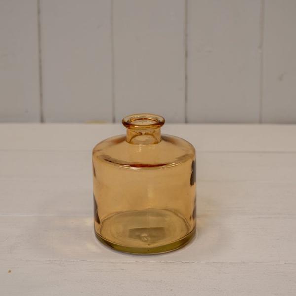 Cognac Squat Glass Bottle-1