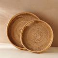 Blue Bamboo Serving Bowl – Elegant Fruit & Salad Bowl