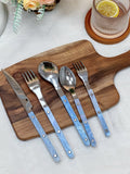 Modern Nebula Cutlery, Bistrot Style Rivet Flatware Set